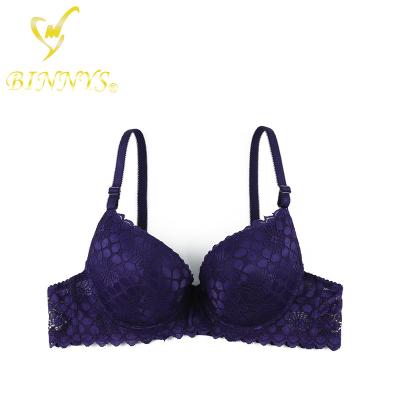 China BINNYS Guangzhou New Design Breathable Wholesale Spandex Nylon Size 38 Comfortable Bra for sale