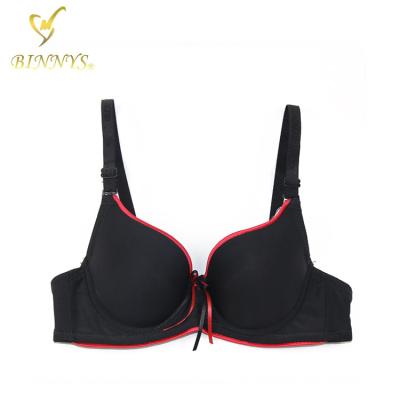 China BINNYS New Design Women Underwear Breathable Bra,Young Teenager Girls Solid Colors Underwire Bra for sale