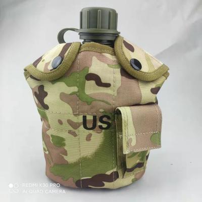 China Wholesale 1000ML Viable Outdoor Military Plastic Water Bottle for sale