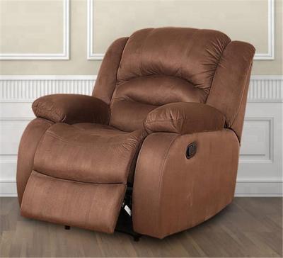 China Sectional Sofa High Quality Suede Fabric Cheers Rocking Recliner Chair With Swivel for sale