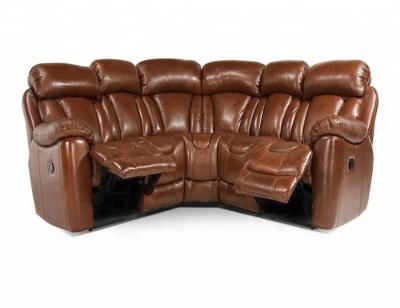 China Hot Sale Boy Sectional Comfortable Lazy Recliner Sofa Sectional Leather Corner Sofa YRS1067 for sale