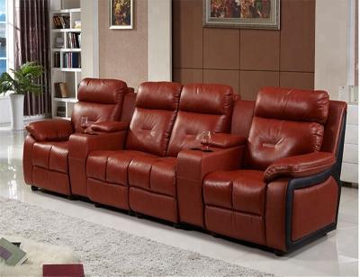 China Sofa Modern Leather Smart Sectional Power Home Theater Recliner Sofa Set for sale