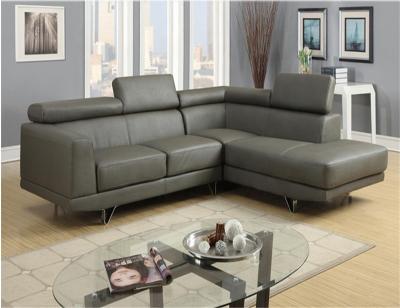 China Leather Multifunctional Living Room L Shape Sectional Sofa YL5328 American Style Sofa With Adjustable Headrest for sale