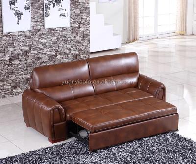 China SOFA BED YB2227 Modern Design Multifunctional High Quality Leather Sofa With Bed Mechanism for sale