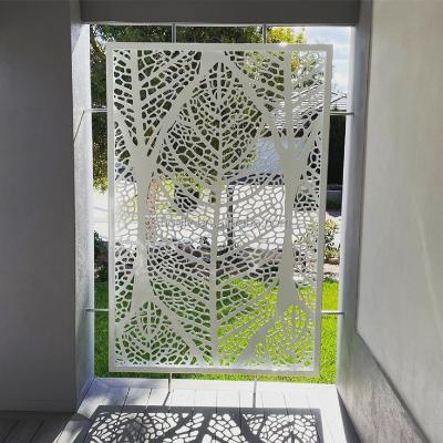 China Modern Garden Screen Divider Aluminum Hanging Garden Screen Portable Room Divider for sale