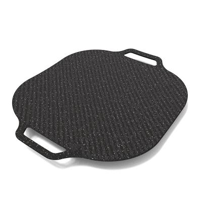 China Sustainable Custom Grill Pan With Nonstick Coating BBQ Pan Griddle BBQ Grill Pan for sale