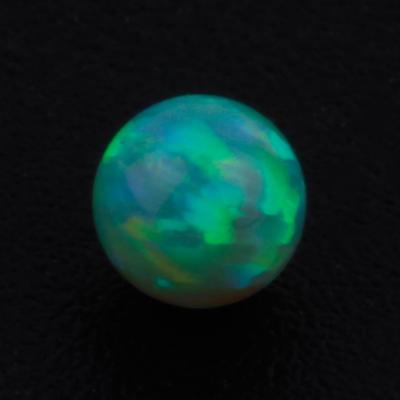 China Set of Color or Green Ethiopian Opal/OP11 Opal Round Beads from Fire Opal Ball Cabochon /Australian for sale