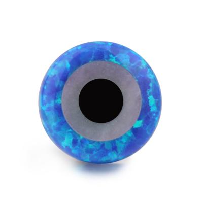 China Color Changing Dark Blue Eye Opal Gemstone, Hot Selling Color Eye Opal, Round Eye Opal for sale