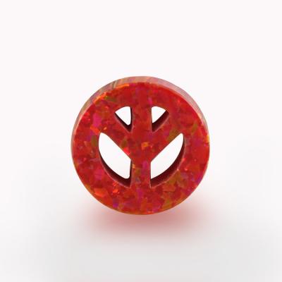 China Peace OP45 Synthetic Color Change Red Loose Shape Opal Gemstone Wholesale Price for sale