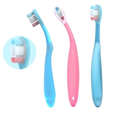 China 10000 Ultra Bristle Eco Friendly Kids Cartoon Toothbrush Super Fine Travel for sale