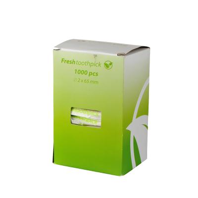 China Disposable Any Toothpick Adult Dental Floss Picks Daily Use Toothpick Paper Box for sale