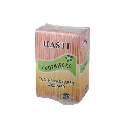 China Bulk Disposable Biodegradable Toothpicks Packets Toothpicks Custom Bamboo for sale