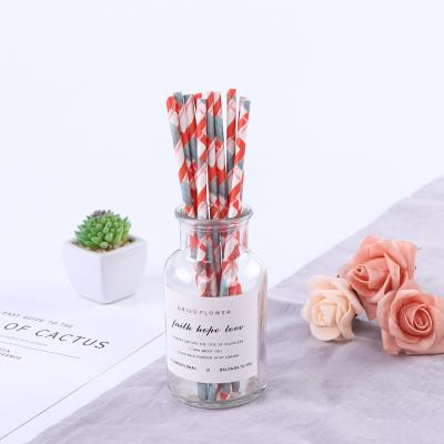 China Wholesale Custom Paper Disposable Straws Biodegradable Kids Drinking Straw for sale