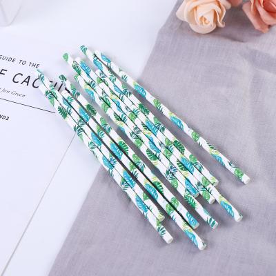 China Disposable Disposable Bubble Tea Custom Paper Straws Drinking Paper Straws for sale