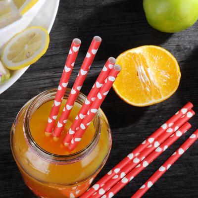 China Cheap Price Disposable Drinking Straw Biodegradable Paper Custom Printed Drinking Straws for sale