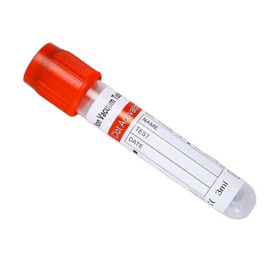 China Injection & Non Puncture Instrument Cheap Price Blood Collection Tube Medical Red Single Vacuum Test Tubes for sale