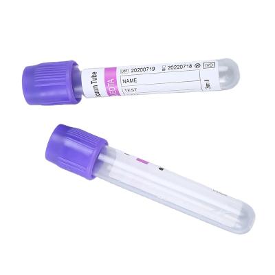 China Injection & Fast Shipping Non Puncture Instrument EDTA k3 Blood Collection Tubes Vacuum Blood Collection Tube for sale