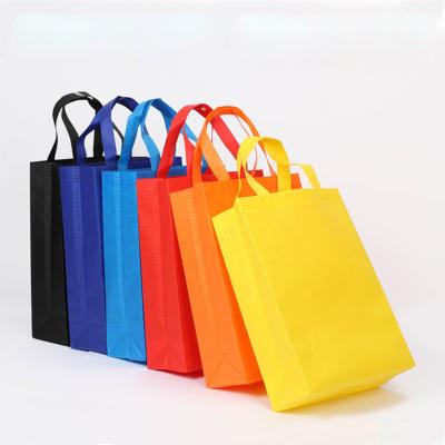 China Logo Cheap Non Woven Shopping Customized Eco-friendly Reusable Laminated Non Woven Bag Wholesale Custom Colored Nonwoven Bag for sale