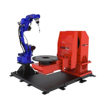 China All automatic welding industry fulzh positioner welding robot double station robot and robotic welding tip and welding door for sale