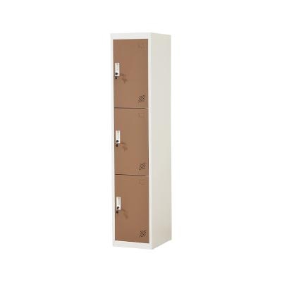 China School Furniture Expandable Colorful Storage Metal Single Door Wardrobe for sale