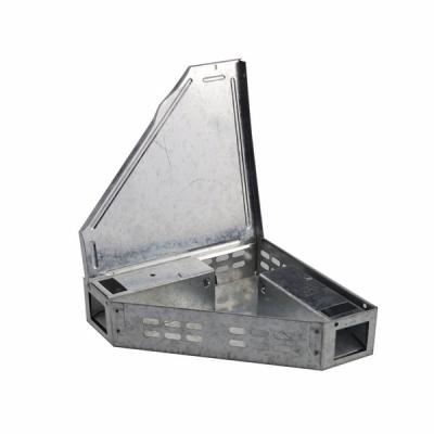 China Double Entrances Viable Corner Rat Traps Mouse Traps With Clear Window for sale