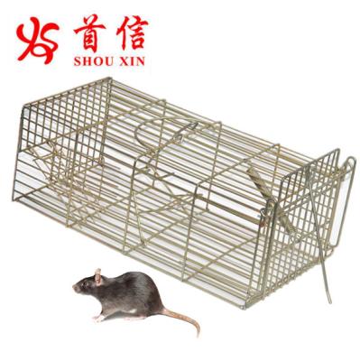 China Viable Live Animal Humane Trap Cage Hook and Release Rat Mice Rodent Cage for sale