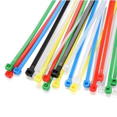 China Best Quality 2.5*100mm Strong Black 18LBS Manufacturer Free Samples Nylon Strength Stensile Cable Ties Fasten Self-locking Plastic Zip Tie for sale