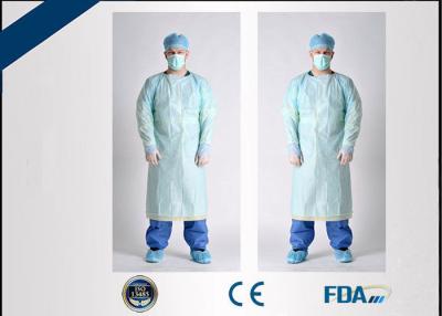 Chine Anti infection de virus de longues robes protectrices jetables de douille avec le trou de pouce à vendre