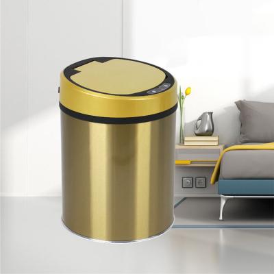 China Sustainable Decorative ABS+ Colored Steel Not Inverted Wooden Craft Medical Waste Bin for sale