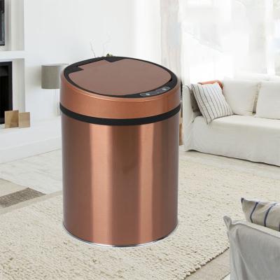 China Sustainable China New ABS+ Colored Steel Clear Storage Rubbish Bins Sensor Bin for sale