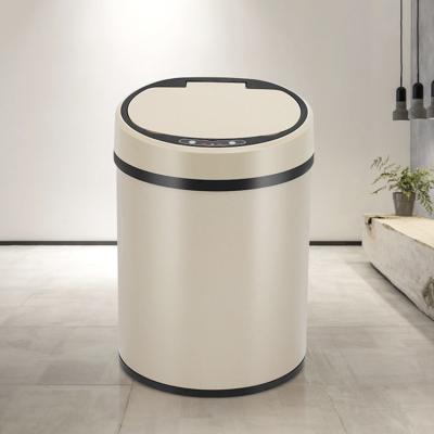 China Hot Selling Sustainable Automatic Smart Smart Touch Sensor Waste Bin Circular Trash Can for sale