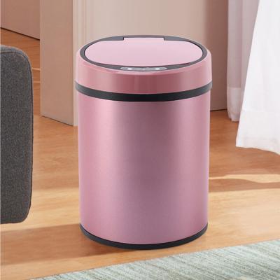 China Sustainable New ABS+ Colored Steel Sustainable Automatic Self-Sealing Waste Bin Intelligent for sale