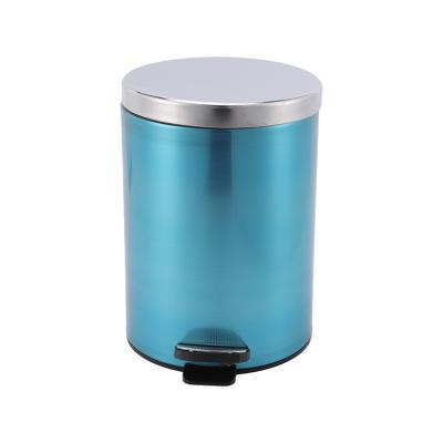 China 2021 Sustainable China Household Design Stainless Steel Kitchen Trash Bin With Pedal for sale