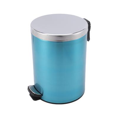 China 2021 Sustainable Wholesale Quality Household Ladder Kitchen Trash Bin Pedal With Lid for sale