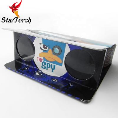 China Europe Wholesale Promotion Cheap Disposable Portable Children Folding Paper Binoculars With Custom Logo for sale