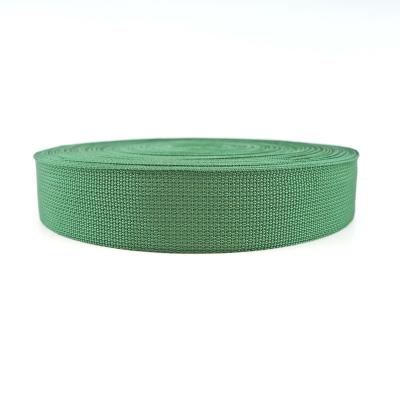 China Eco-Friendly And Customized Color 25.4mm Polypropylene Bag Webbing Single Strap For Bag And Luggage for sale