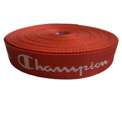 China 100% Fashion PP Jacquard Webbing Binding Strap High Strength PP Webbing Belt Security Webbing For Luggage High Strength for sale