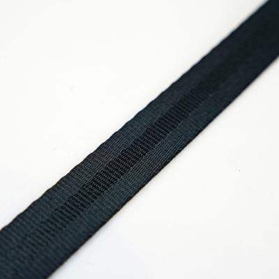 China High quality high strength mult-panel low elongation abrasion resistant polyester webbing for car strap for sale