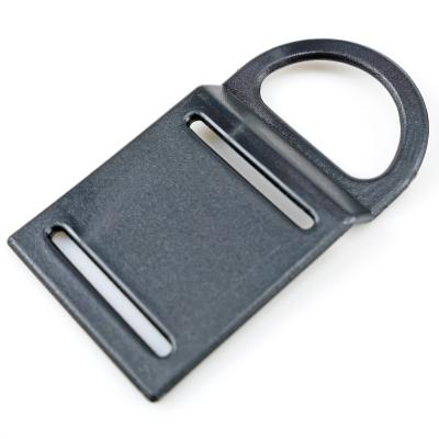 China High Quality Eco-friendly Chest 500N Type Plastic D Slip Slide Buckle For Strap Or Webbing for sale