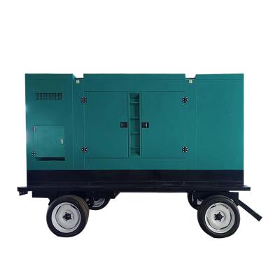 China 150 kW 150 kVA Standby Diesel-Inverter-Generator 30 kW auf Anhänger mit 110V/400V Nennspannung zu verkaufen