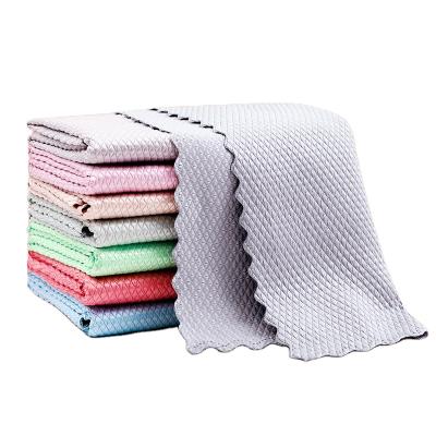 China Sustainable Cheap Modern Eco - Friendly Microfiber Towel Cleaning Cloth Dish Cloth Rags for sale