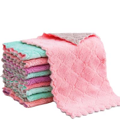 China Viable Plaid Dishcloths Napery Double Sided Rag Paper Manufacturers-Suppliers for sale