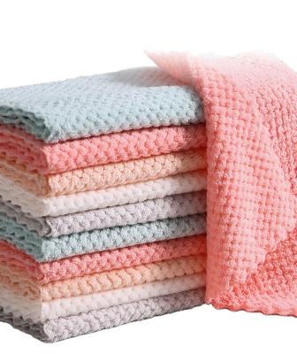 China Manufacturer Supply Good Water Absorption Microfiber A Sustainable Towel Dishcloth for sale