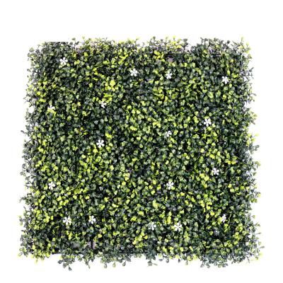 China Landscaping Decoration Artificial wall green wall boxwood panel hedge high quality DIY home decor anti-uv outdoor garden wholesale customized wedding for sale