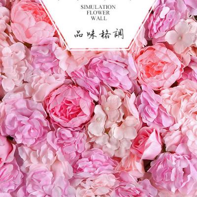 China High Quality Luxury Flower Wall For Sale big promotion Artificial flowers wall panel Customized multi-color  hotel wedding event backdrop factory directly wholesale for sale