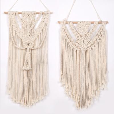 China Bohemian tapestry Nordic Bohemian Macrame Wall Hanging Tassel Boho Tapestry Hand-Woven For Home Decor Livingroom Bedroom Room House Decoration for sale