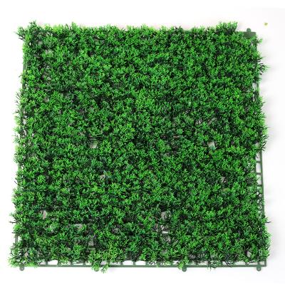 China Natural Touch LFL pine leaf flower artificial boxwood panel  home garden decor UV- protected factory wholesale green wall plant wall decor for sale