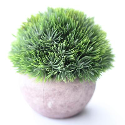 China Indoor Decoration Amazon Small Fake Plants Mini Potted Simulation Artificial Plants in Pulp Pot for Bathroom Home decoration for sale