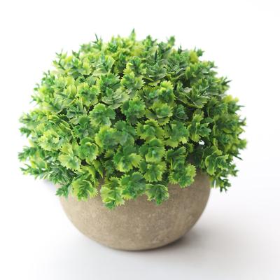 China Indoor Decoration Indoor Decoration Faux Greenery Potted Fake Flowers Bonsai Green Real Touch Decor Plastic Plant Artificial Mini Plants For Home for sale