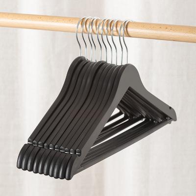 China Recycled Clothes Hanger Non-slip Wooden Coat Hangers Closet Organizer Suit Clothes Drying Rack Wardrobe Space Saving,High Quality Lotus for sale